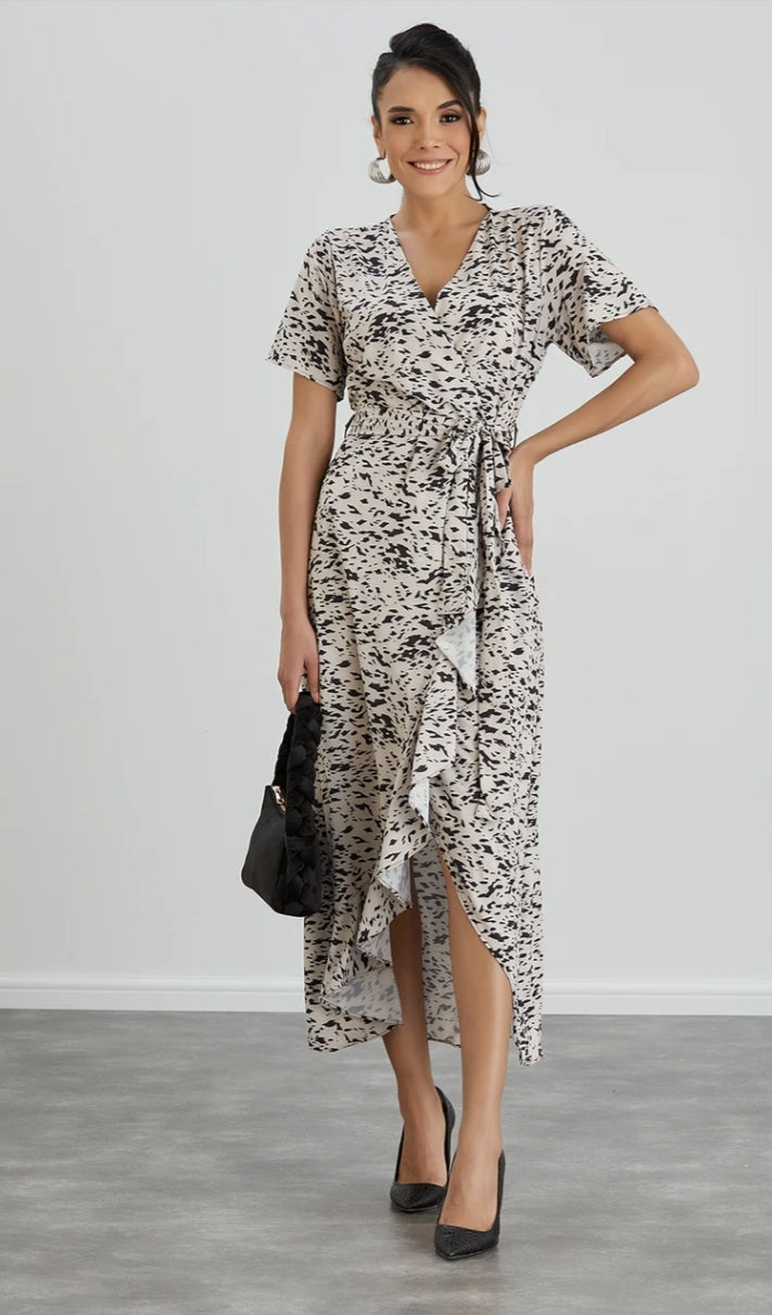 Leopard Wrap Dress